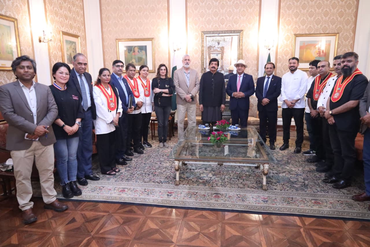 Chefs’ Association of Pakistan’s Newly Elected Governing Body Calls on Punjab Governor Sardar Saleem Haider Khan