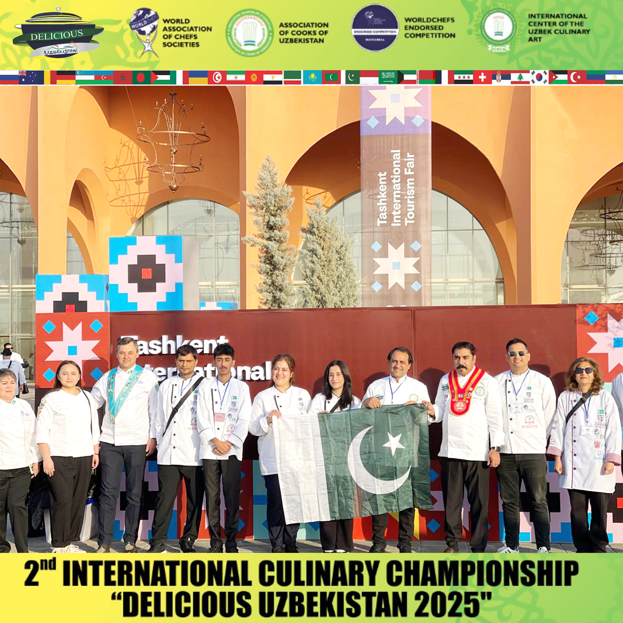 COTHM and CAP Culinary Team Set to Showcase Pakistan at “Delicious Uzbekistan” Championship